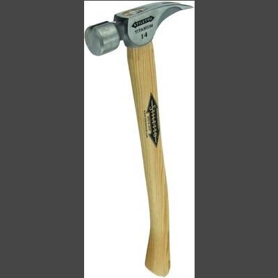 Titanhammer m. Hickorystiel Stiletto Ti14SC-H18, 457 mm lang, glatt