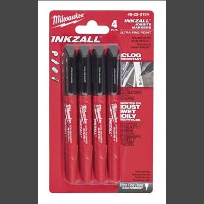 INKZALL Feine Marker schwarz