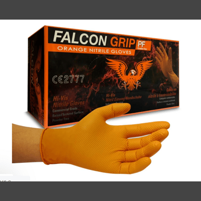 Falcon Grip Nitrilhandschuhe Grösse L Orange