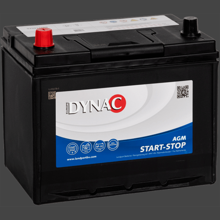 Starterbatterie Dynac AGM 75Ah Start-Stop wartungsfrei